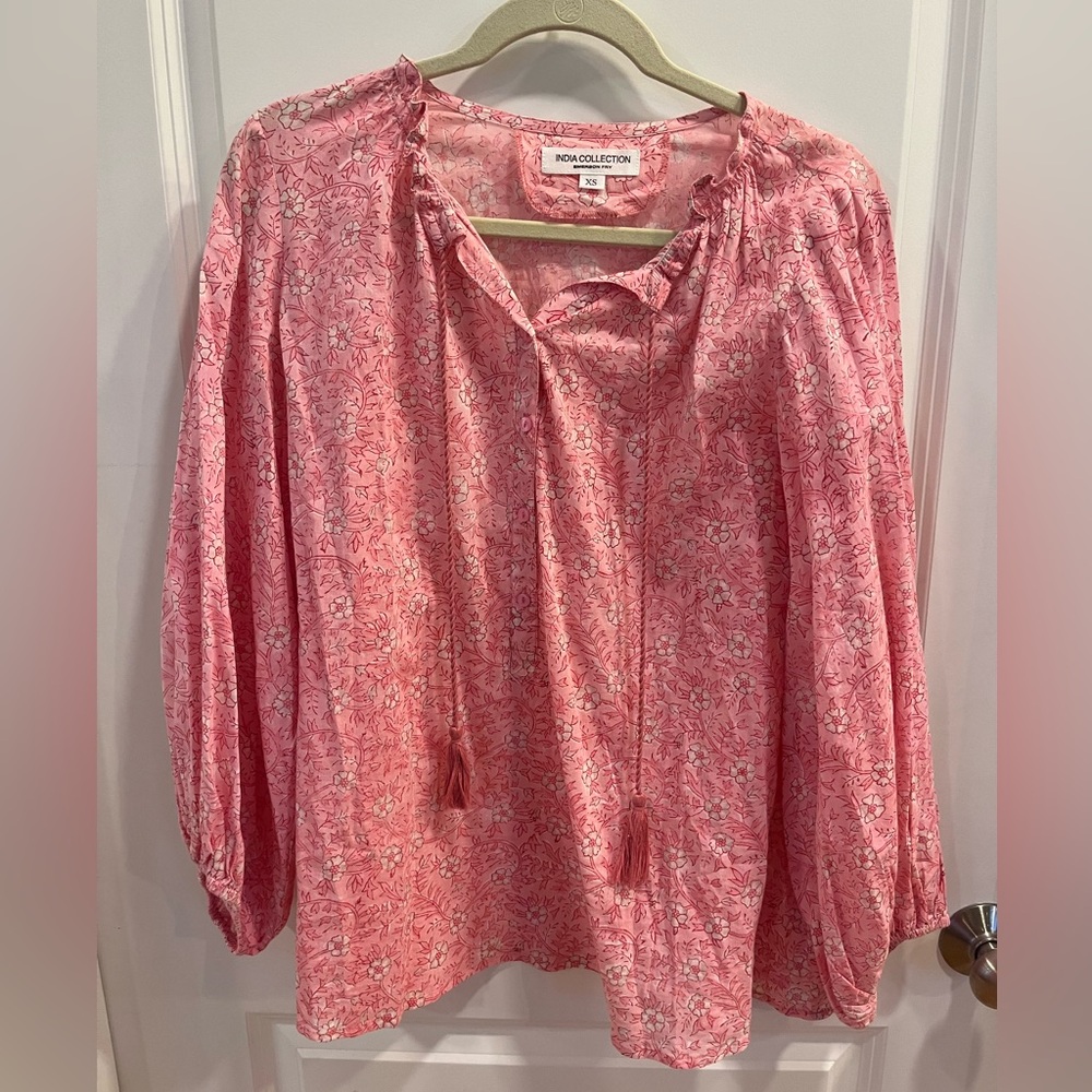 Emerson Fry India Collection Bardot top, size XS